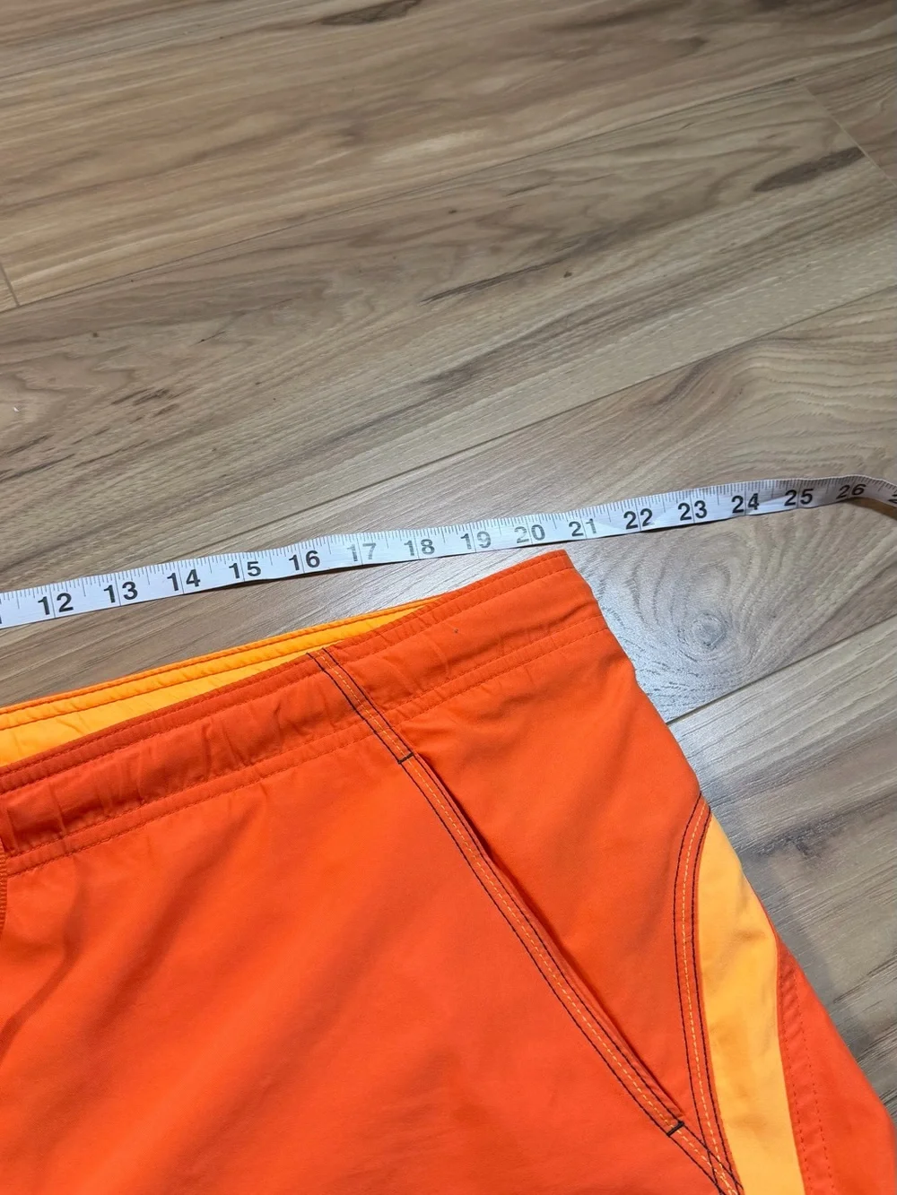 Nike Orange Athletic Swim/Board Shorts